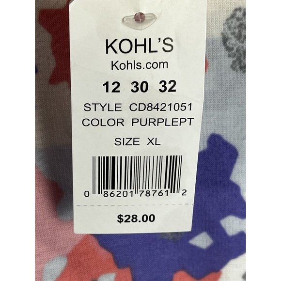 Cuddl Duds Multi Color Sweatshirt Girls XL NWT - Picture 5 of 9